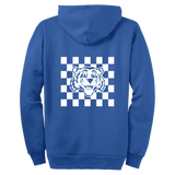 Coles Elementary "Checkered Tiger" Full-Zip Hooded Sweatshirt